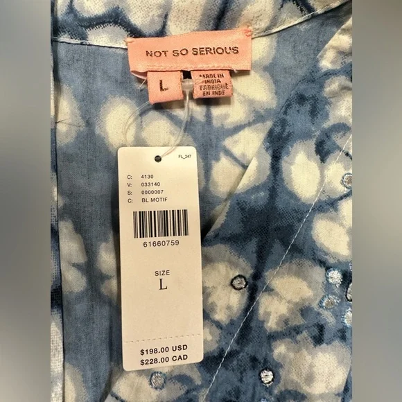 NWT Anthropologie Not So Serious Dress Size L - Picture 5 of 8